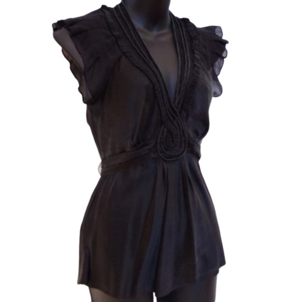 BCBG Silk Blouse - Size XS